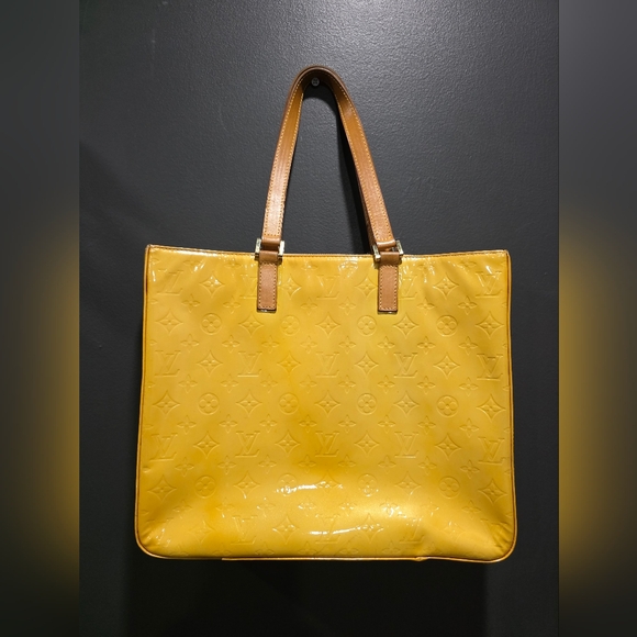 Louis Vuitton Monogram Vernis Columbus Tote Bag FLAWED TRANSFER